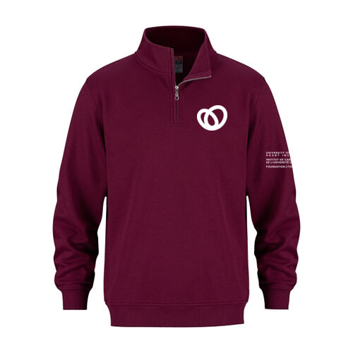 Flux Unisex Heart Institute Printed Quarter Zip Thumbnail