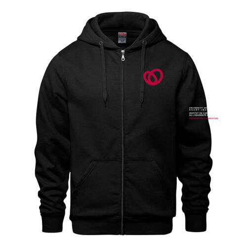 Surfer Unisex Heart Institute Printed Full Zip Thumbnail