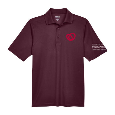 Core365 Unisex Heart Institute Printed Polo Thumbnail