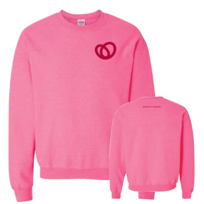 Gildan Unisex Give With Heart Printed Crewneck Thumbnail