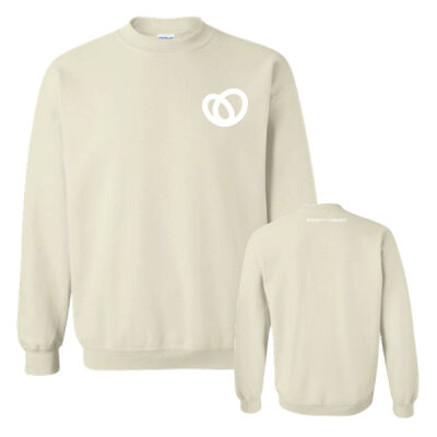 Gildan Unisex Give With Heart Printed Crewneck Thumbnail