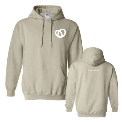 Gildan Unisex Give With Heart Printed Hoodie Thumbnail